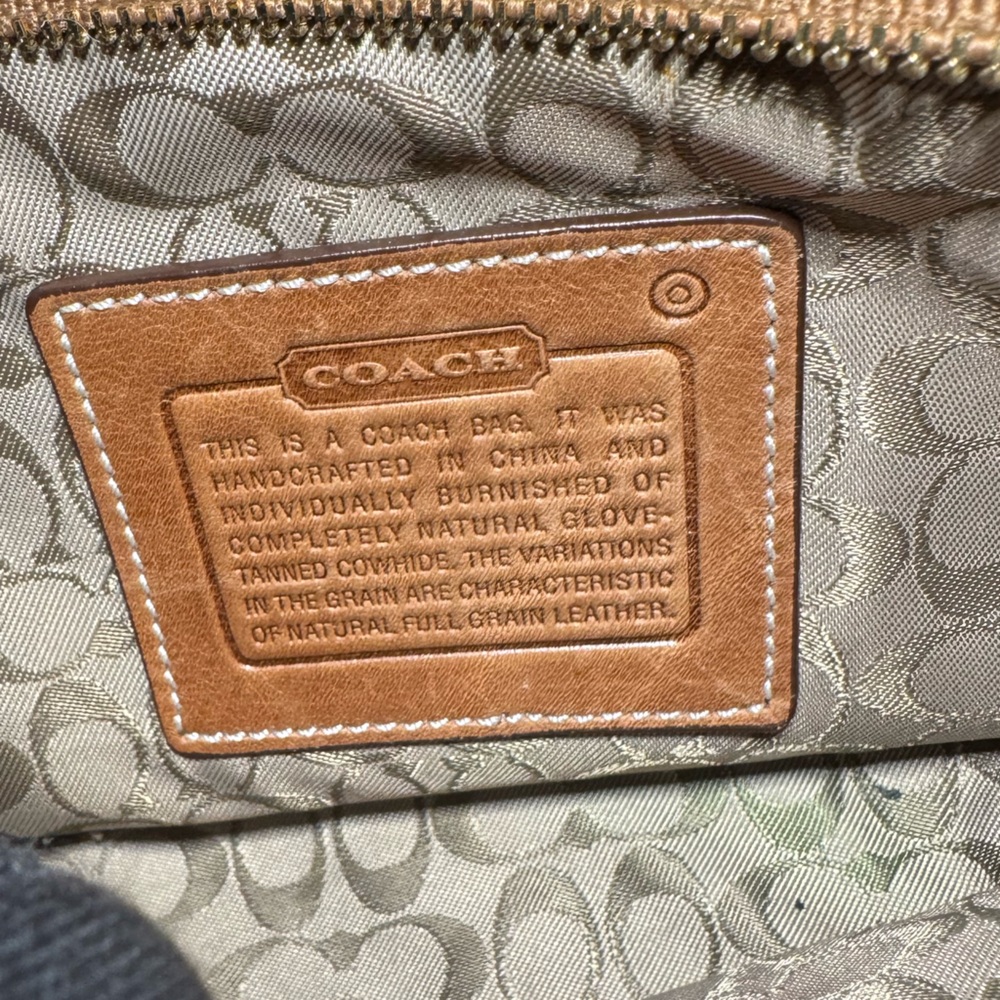 Coach Leather Mini shoulder Bag - Picture 4 of 5